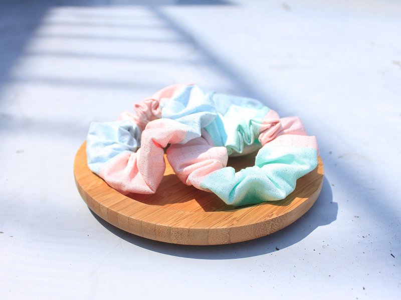 【The MAMA's Closet】Papillon/拼接大肠发圈 - 发饰 - 其他材质 多色