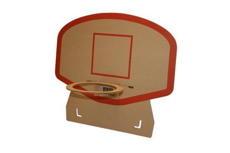 Basketball Board 您来疯篮球框 - 墙贴/壁贴 - 纸 咖啡色