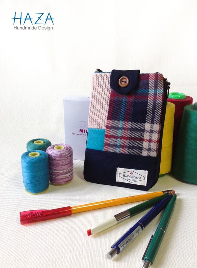 HAZA Handmade design 小才大用包B-03-02 - 其他 - 其他材质 蓝色