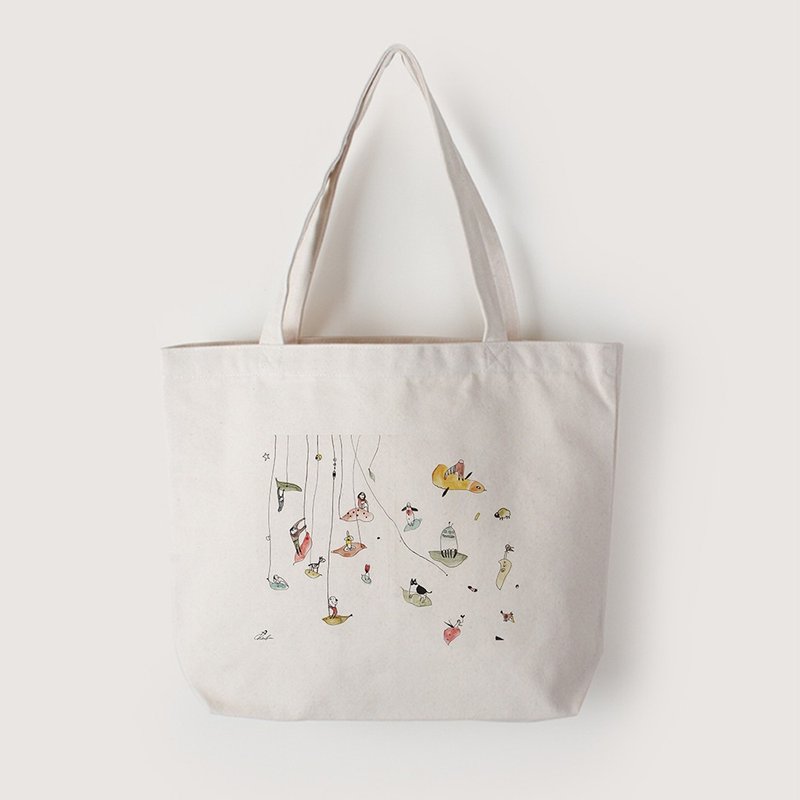 形态-横式帆布袋 - 侧背包/斜挎包 - 其他材质 