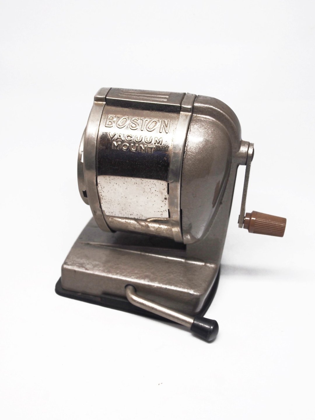 80年代‘美国Boston古董削铅笔机’ Vintage Vacuum Mount - 削笔器 - 其他材质 灰色