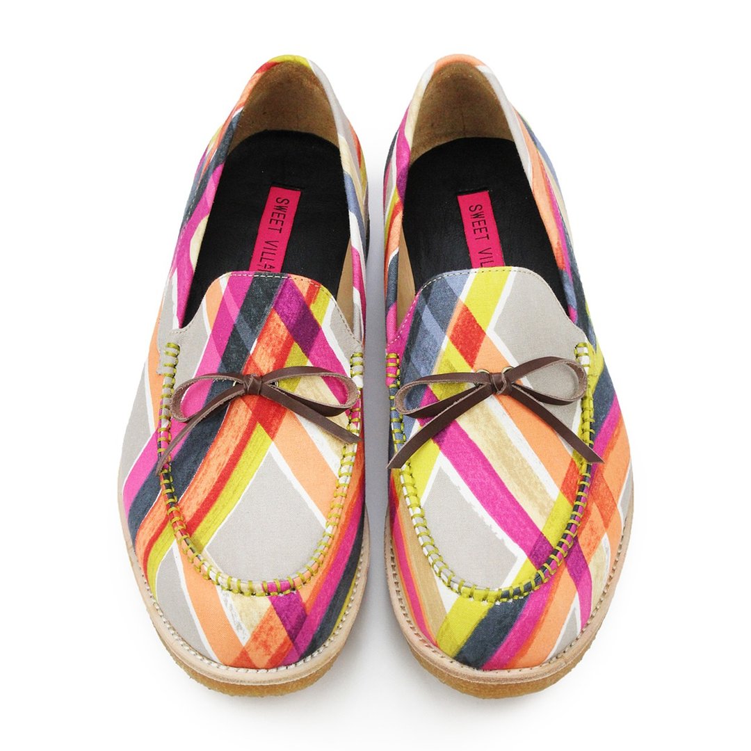 NORTHERNERS M1147A Multiple Color slip-on sneakers - 男款牛津鞋/乐福鞋 - 棉 多色
