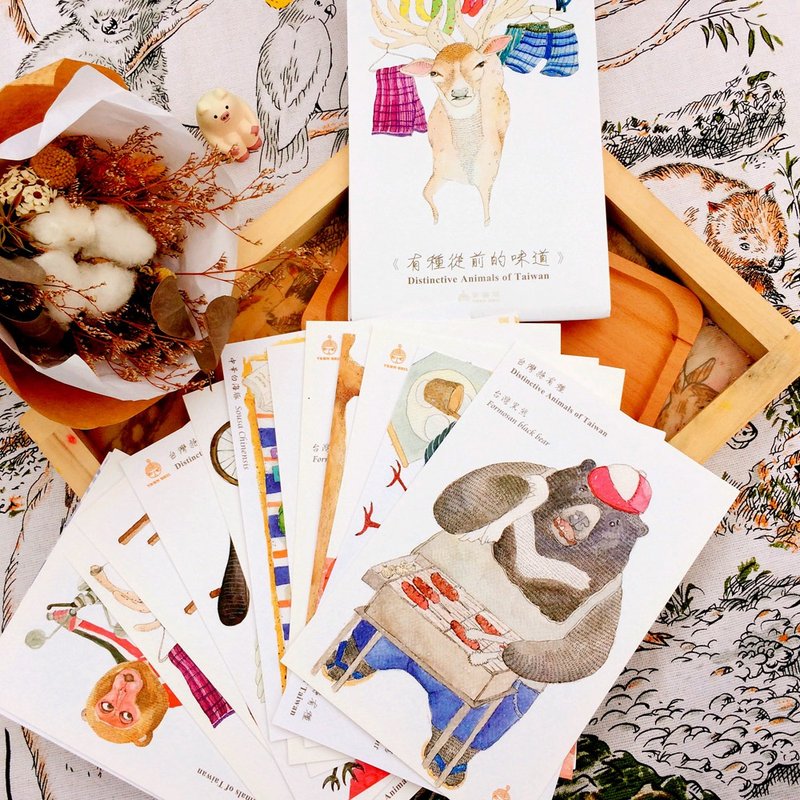 有种从前的味道 套装明信片(14入) - 卡片/明信片 - 纸 白色