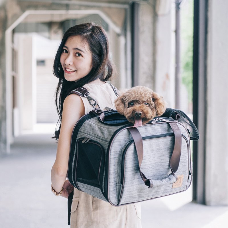 【MYZOO】TRANSFORM BAG百变包/牛仔灰 - 外出包 - 纸 多色