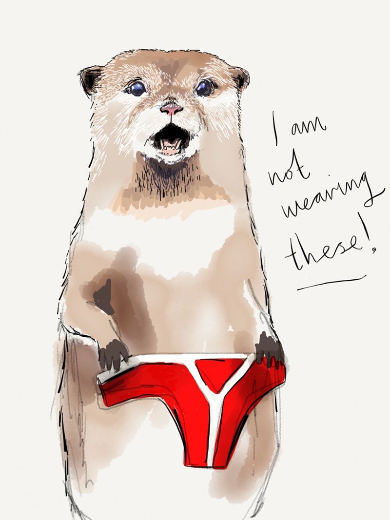 I am not wearing these 设计海报 | Jimbobart - 海报/装饰画/版画 - 纸 白色