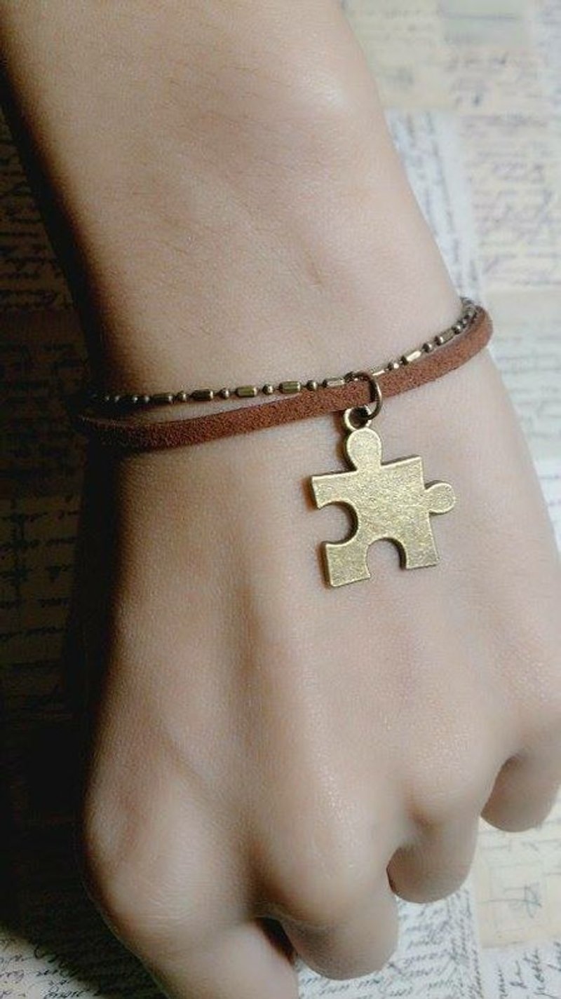 #Copious 记忆拼图-搜集 - 手链/手环 - 其他材质 咖啡色