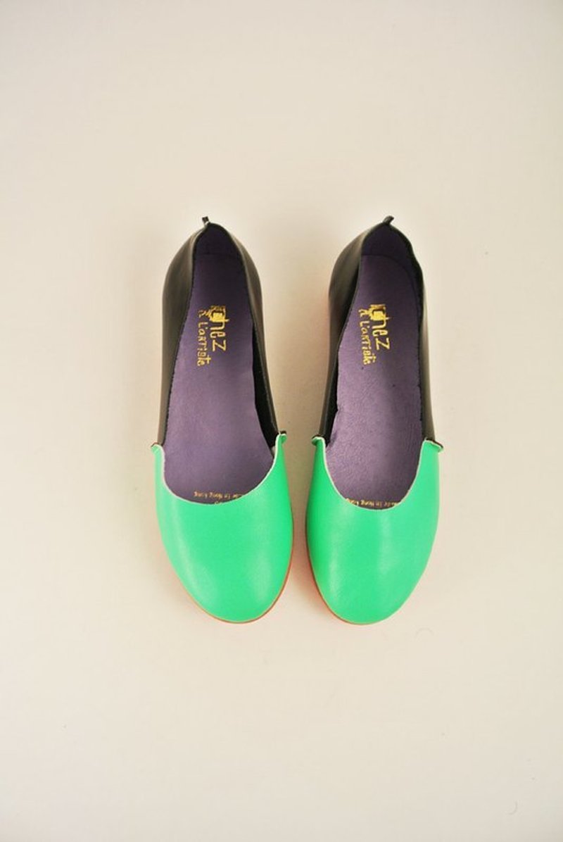 喧嚣嬉闹！翻整个夏日 - 女款休闲鞋 - 真皮 绿色