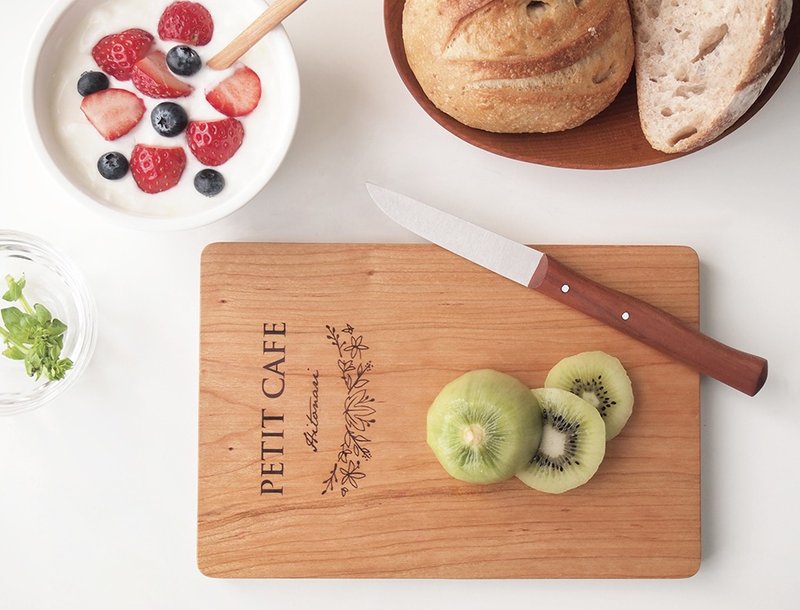 Cherry Wood Cutting Board ( S ) 樱花木砧板（S） - 厨房用具 - 木头 咖啡色