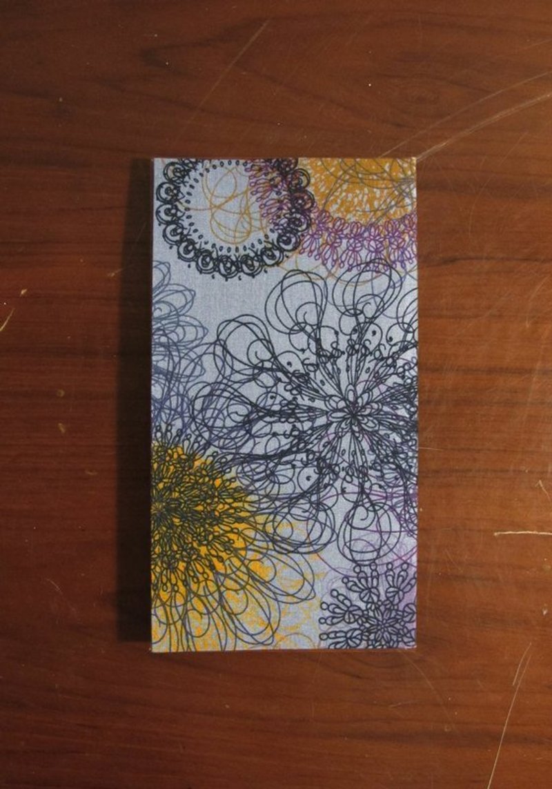 【endorphin】印花布空白笔记本〔知性的思考〕 - 笔记本/手帐 - 纸 蓝色