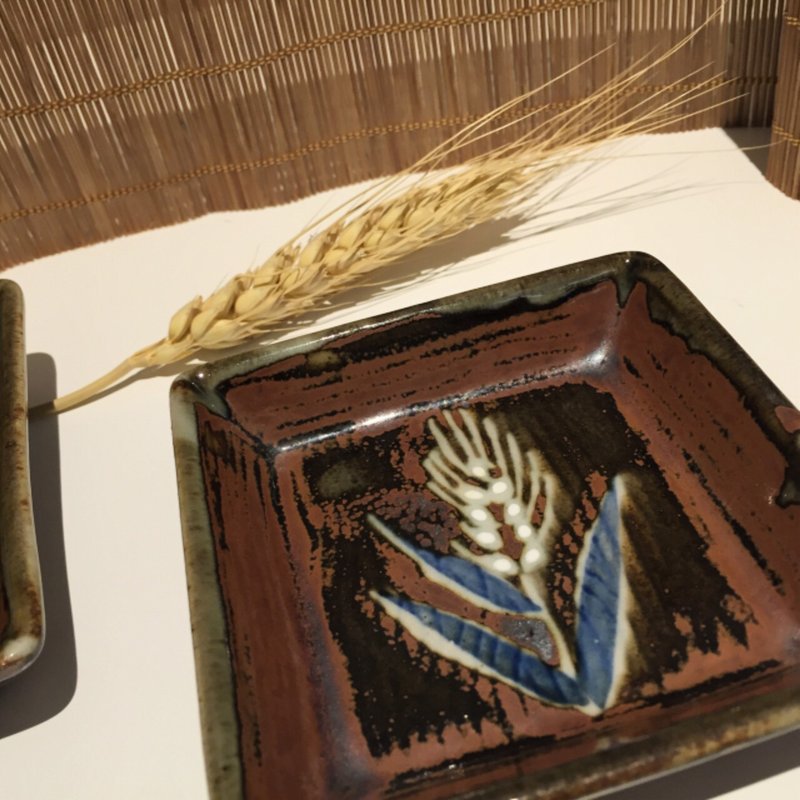 手工小碟子 - 浅碟/小碟子 - 其他材质 咖啡色