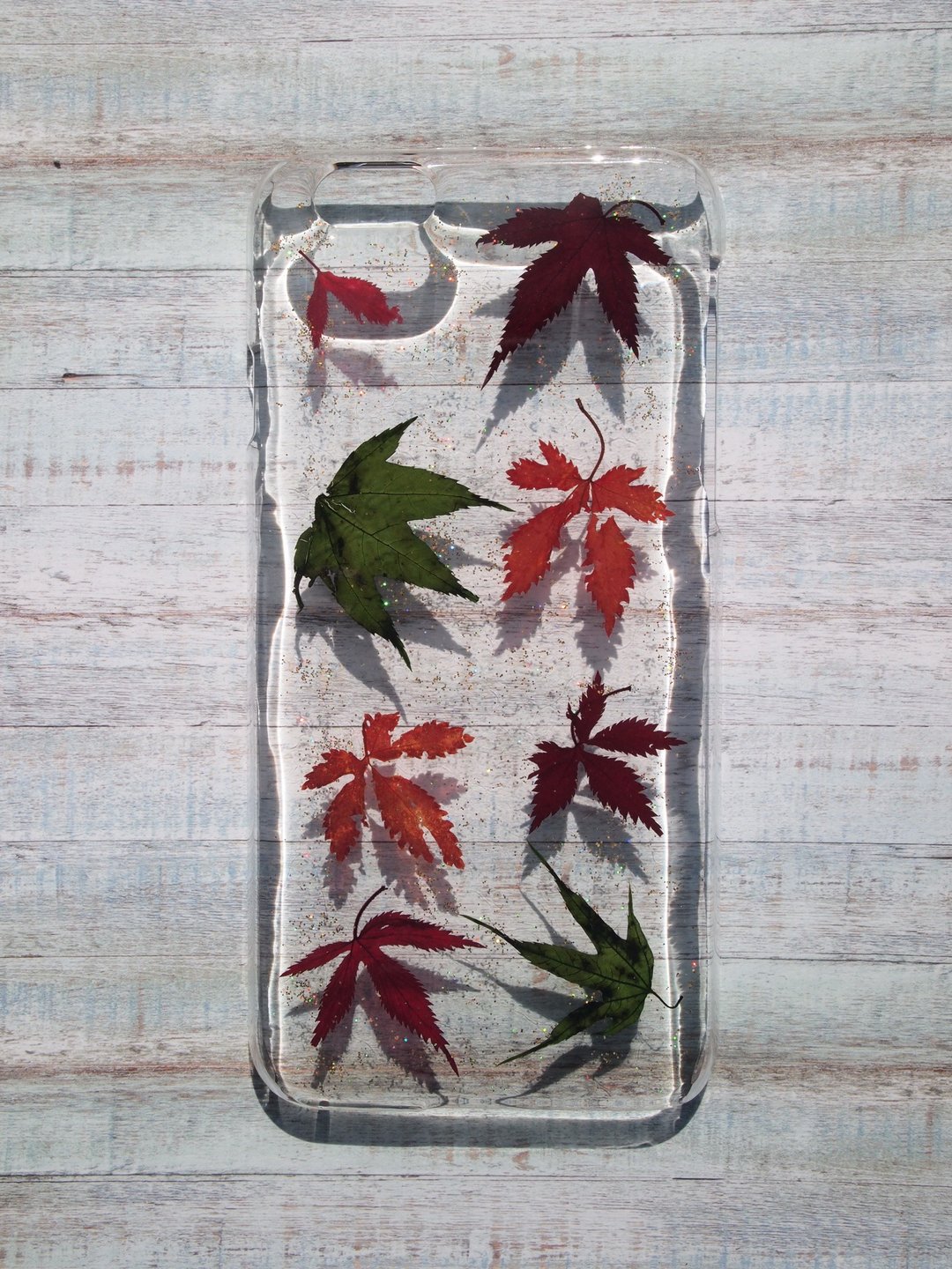 Annys workshop手作押花手机保护壳, 适用于Apple iphone 6s, 枫叶 - 手机壳/手机套 - 其他材质 
