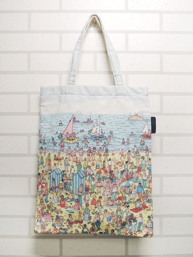 ▲帆布防五十肩背包▲海滩派对X香蕉水中游 - 侧背包/斜挎包 - 其他材质 