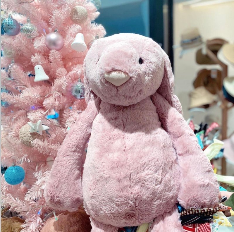 Bashful Tulip Bunny Huge 粉嫩粉兔 51cm - 玩偶/公仔 - 聚酯纤维 粉红色