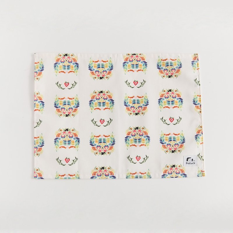 丰饶 (餐垫) Fertility - 餐垫/桌巾 - 棉．麻 白色