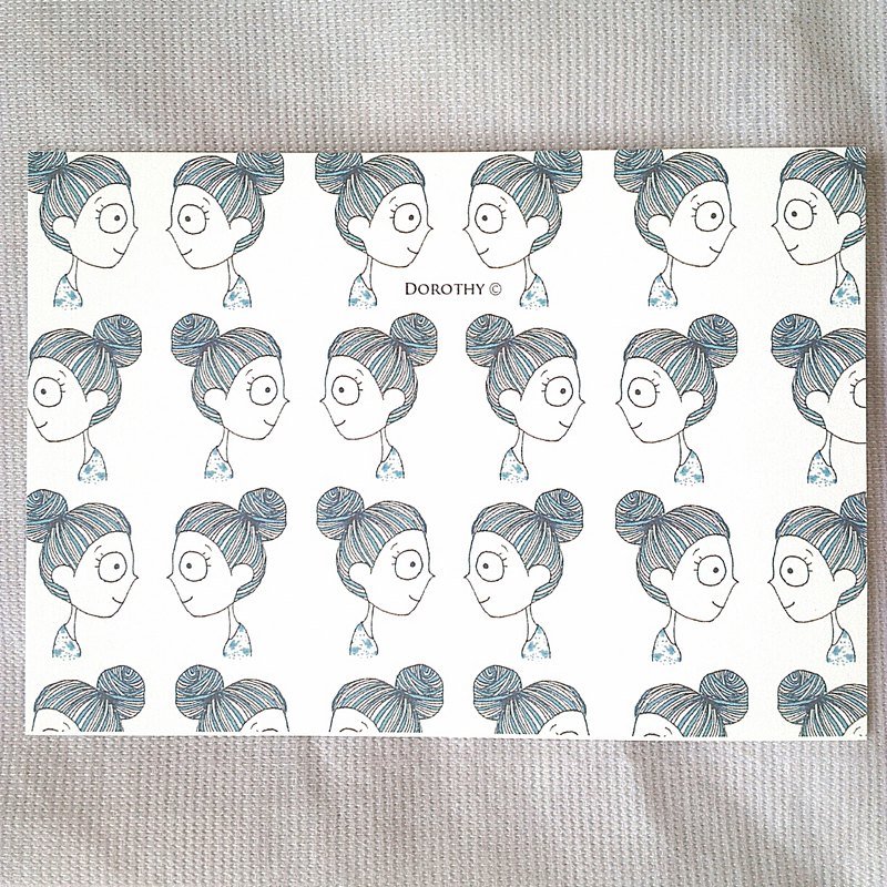 千头万绪明信片-B002 - 卡片/明信片 - 纸 多色