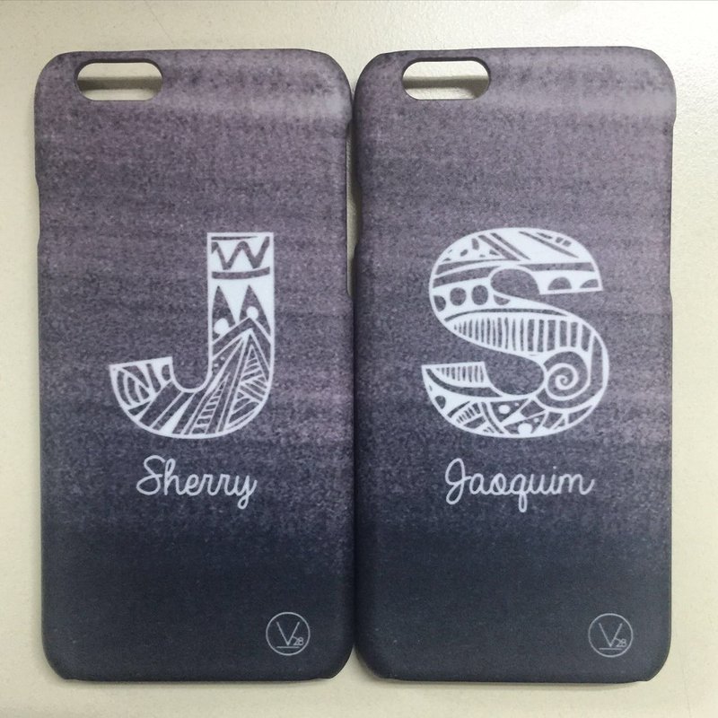 颜色/文字 定制化 – 禅绕风手机壳 - 手机壳/手机套 - 塑料 灰色