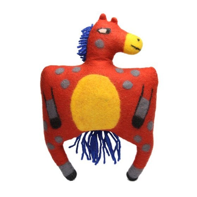 BIZORK·彼若克 - 摆饰 - 羊毛 红色