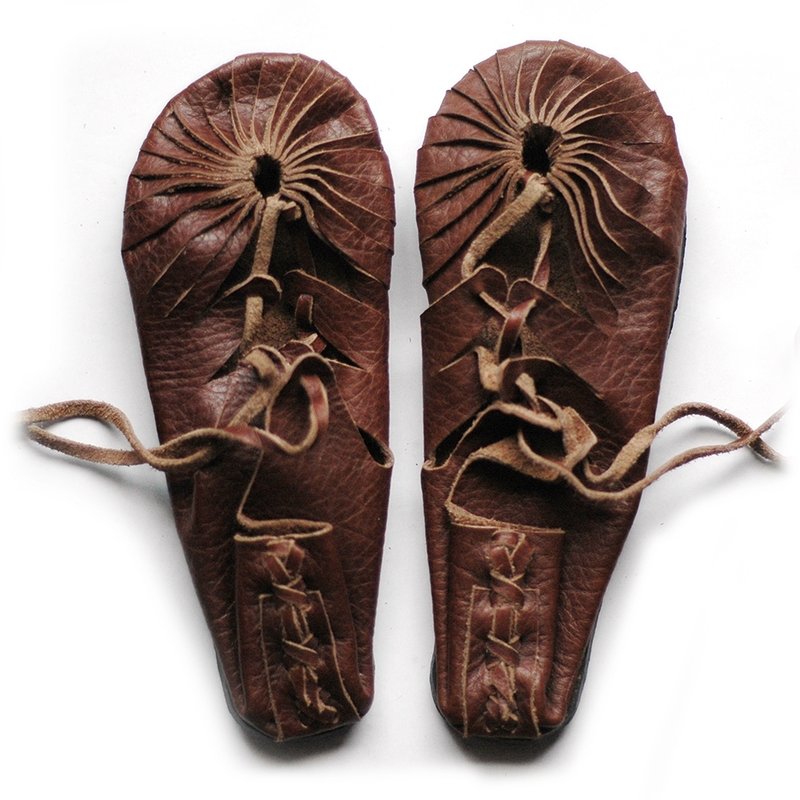 手工真皮平底鞋 {23-24cm压纹咖啡2} - 女款休闲鞋 - 真皮 咖啡色