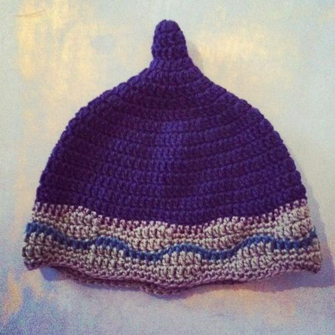 current size LL winter warm autumn pixie gnome beanie kobito navy australia unique boldhead  bighead hat natural nature surfer surf surfing ocean love beach current freewrapping present freegiftwrapping - 男装针织衫/毛衣 - 聚酯纤维 蓝色