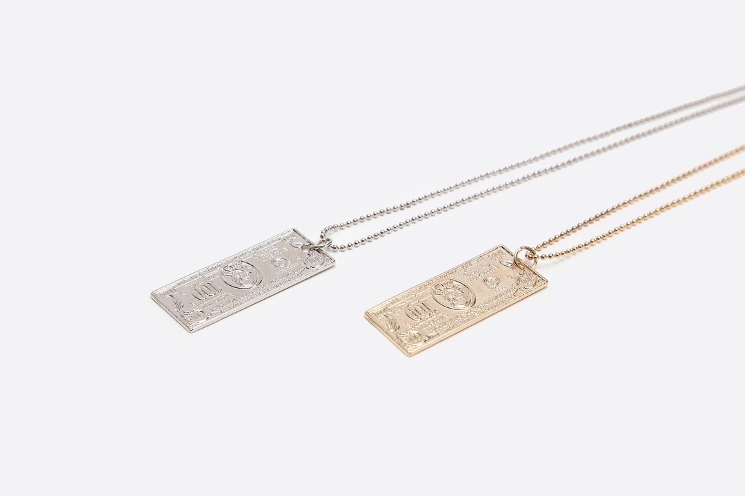 GOOTS / Paper Money Necklace 纸钞项链 - 项链 - 其他金属 