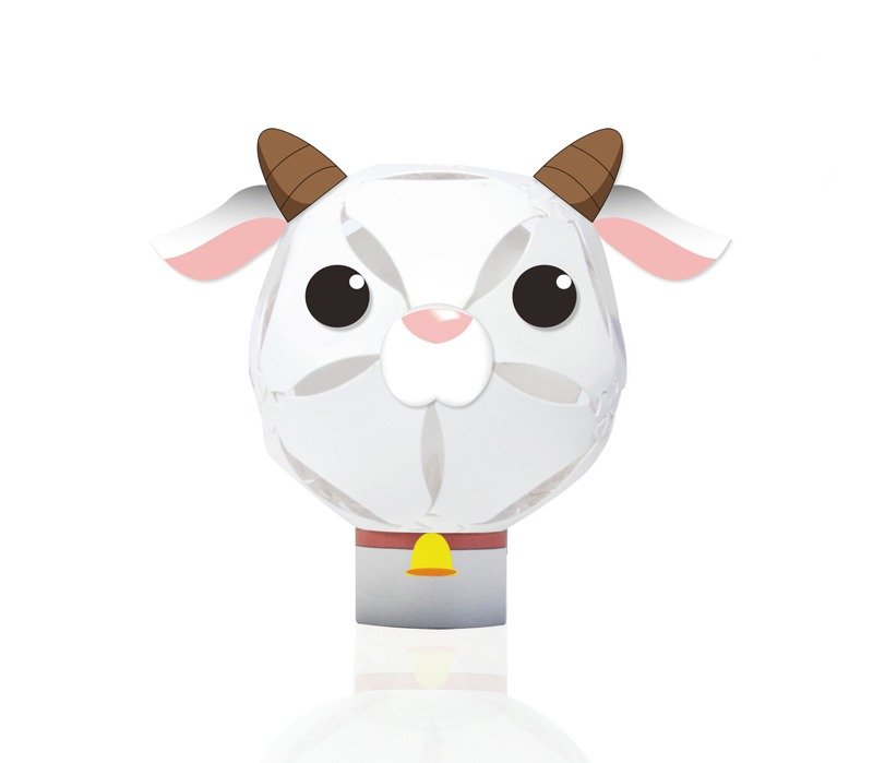 Geway｜拥瓣灯饰_动物系列小夜灯_咩咩羊_DIY_教学_圣诞节_交换礼物_生日_毕业_情人_送礼 - 其他 - 塑料 白色