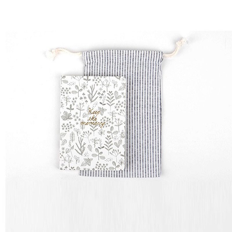 Dailylike 花草记忆万用日志(附束口袋)-08 秋叶,E2D32214 - 笔记本/手帐 - 纸 白色