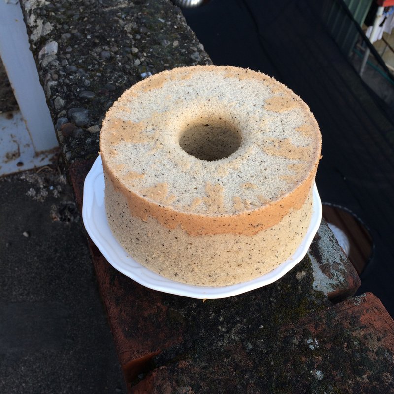 伯爵红茶戚风蛋糕 8寸 - 咸派/甜派 - 新鲜食材 咖啡色