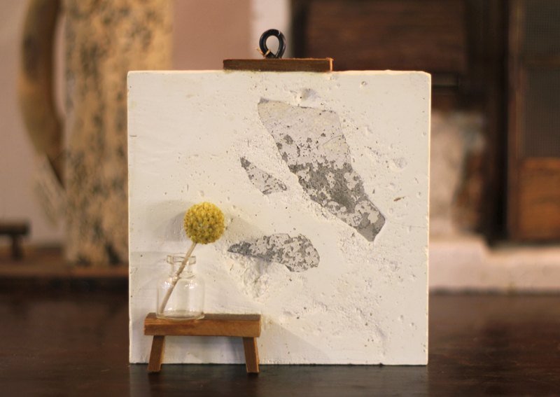 砖瓦老墙挂饰 - 墙贴/壁贴 - 其他材质 白色