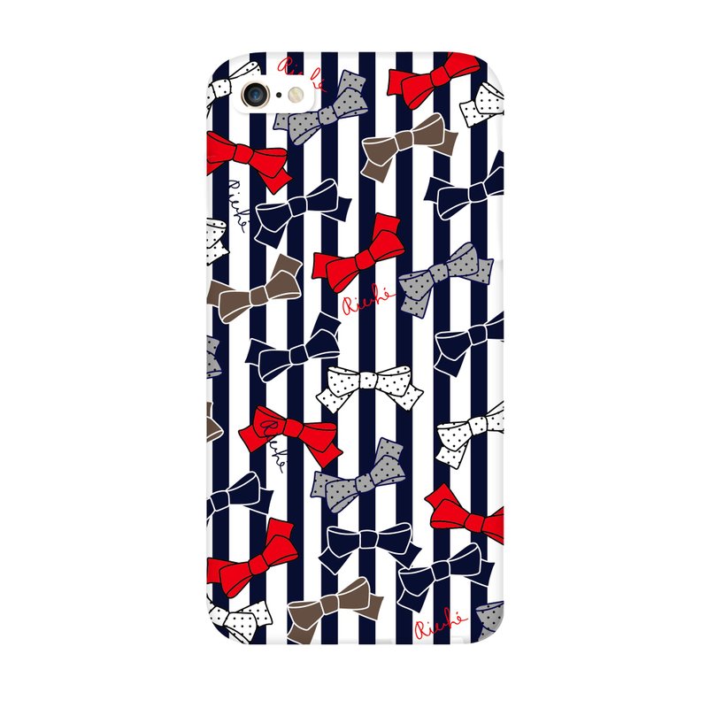 蝴蝶结女孩手机壳 - 手机壳/手机套 - 其他材质 黑色