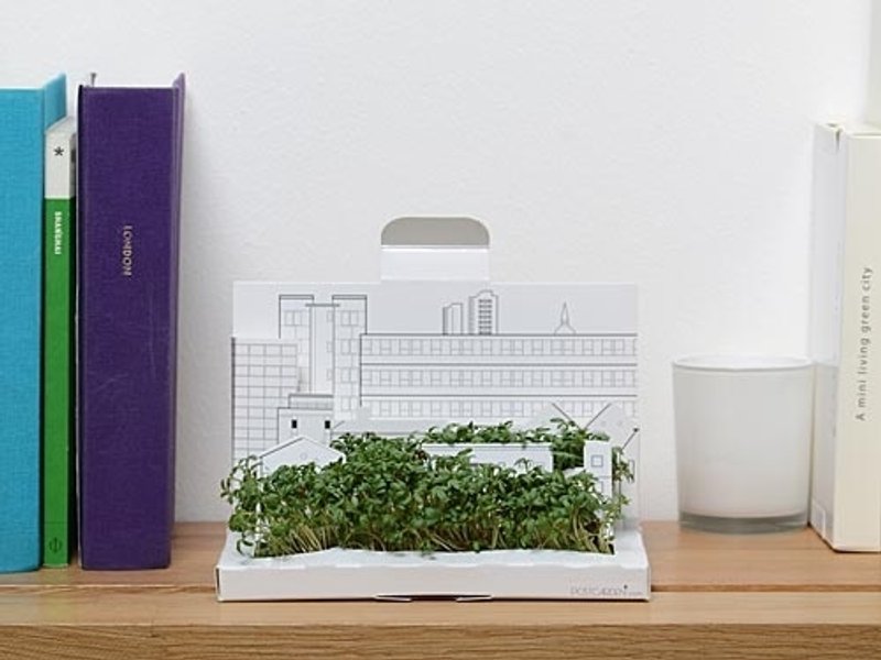 明信片花园－都市丛林 （买二送一优惠中） - 卡片/明信片 - 纸 绿色