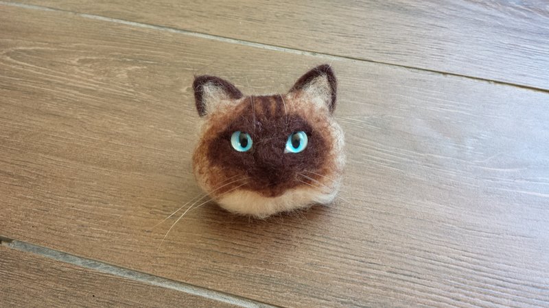 ☆ 羊毛毡 猫猫头仔 ☆ (定制化) - 其他 - 羊毛 多色