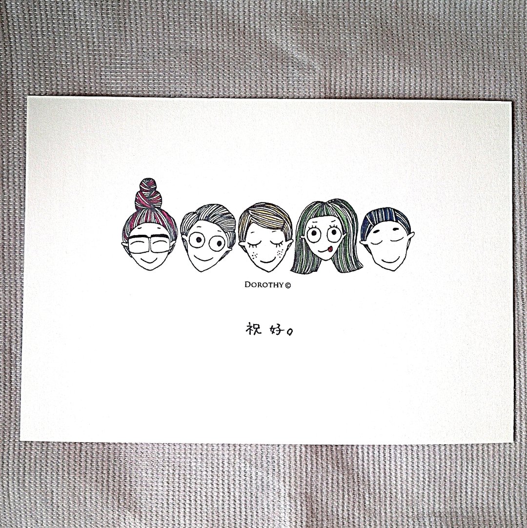 万用明信片-A074 - 卡片/明信片 - 纸 多色