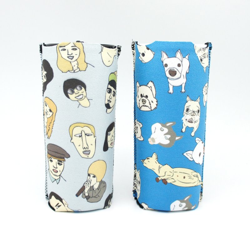 BLR 我的 保温瓶套 张宁 大头狗头大集合 联名款 - 随行杯提袋/水壶袋 - 其他材质 蓝色