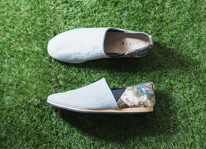 手工制作轻便鞋 - 男款休闲鞋 - 其他材质 绿色