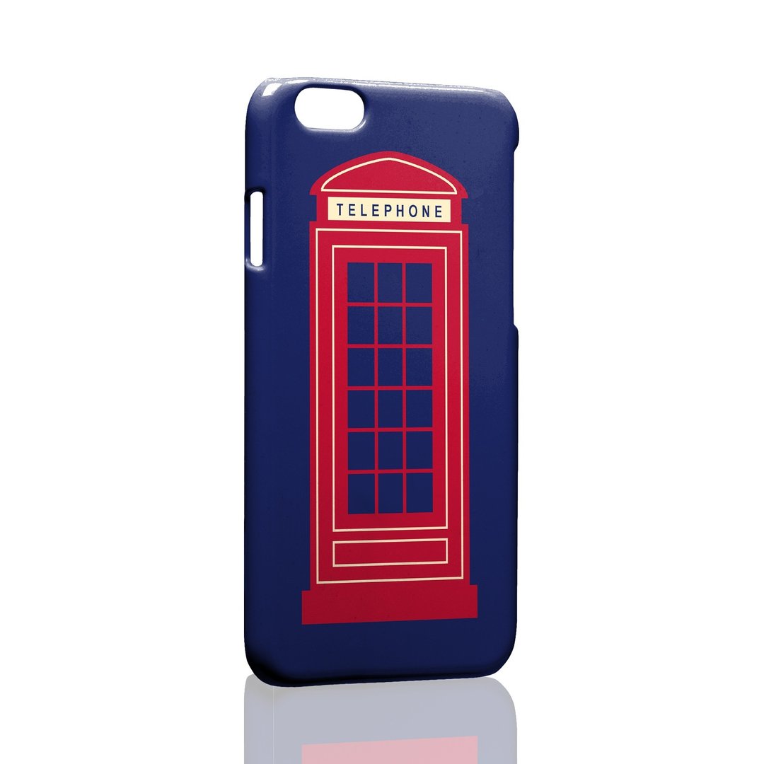 英伦风情-电话亭订制 Samsung S5 S6 S7 note4 note5 iPhone 5 5s 6 6s 6 plus 7 7 plus ASUS HTC m9 Sony LG g4 g5 v10 手机壳 手机套 电话壳 phonecase - 手机壳/手机套 - 塑料 蓝色
