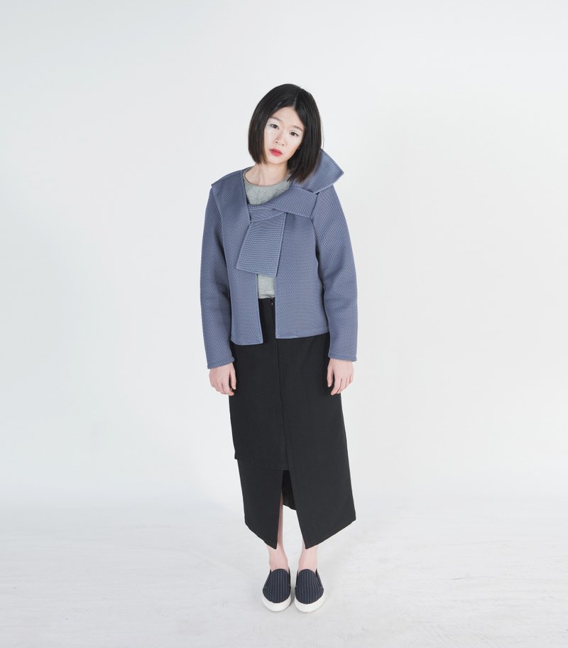 Carina 啾啾小外套 - 女装休闲/机能外套 - 其他材质 紫色