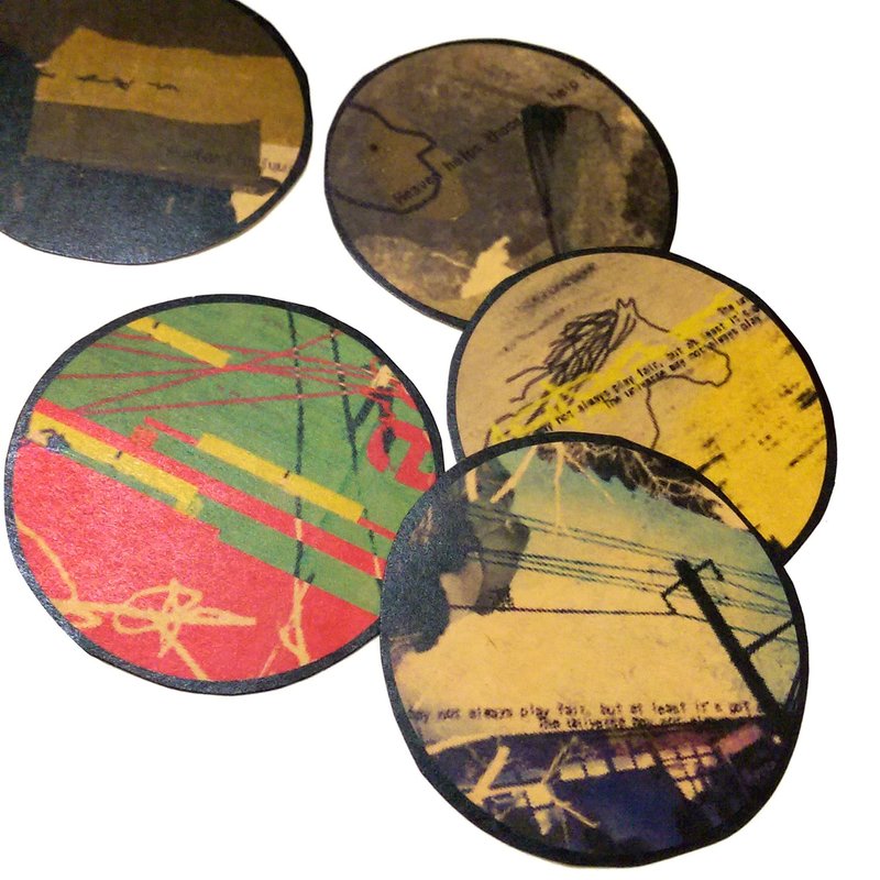 牛皮贴纸组 质生活 - 贴纸 - 纸 咖啡色