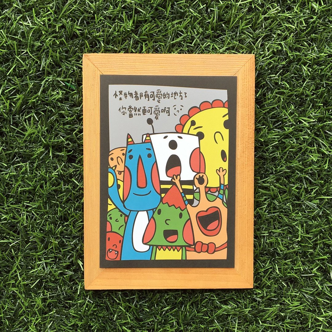 怪物明信片(编号39) - 卡片/明信片 - 纸 