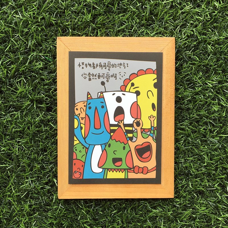 怪物明信片(编号39) - 卡片/明信片 - 纸 