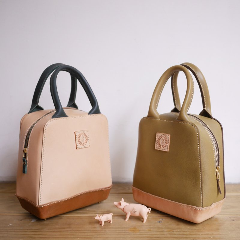 烤面包机包 - 手提包/手提袋 - 真皮 多色