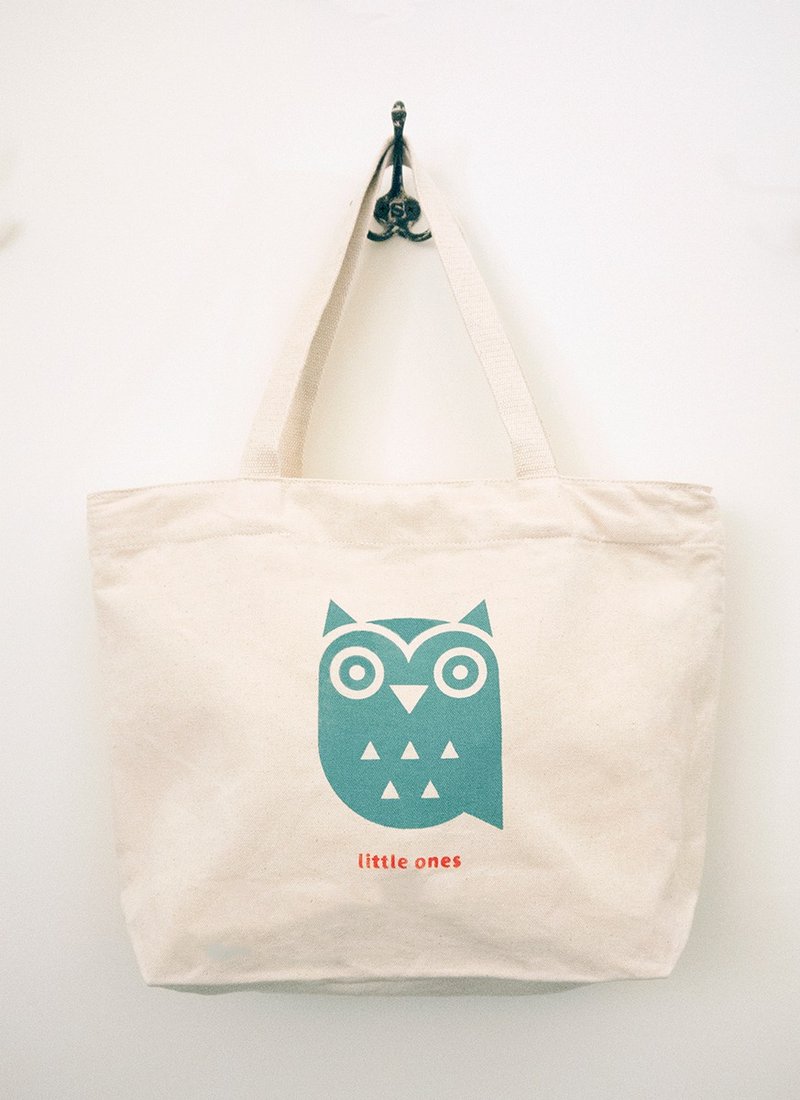 帆布手提/肩背袋-大 - 手提包/手提袋 - 棉．麻 白色