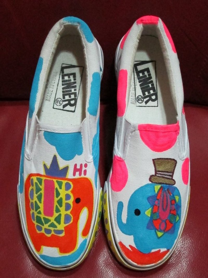 好朋友手绘鞋 - 女款休闲鞋 - 其他材质 
