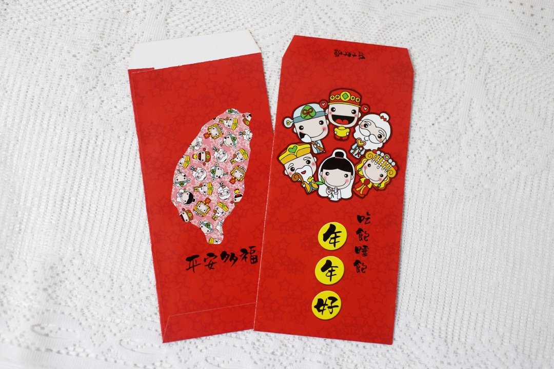 六福神红包袋(8入) - 红包/春联 - 纸 