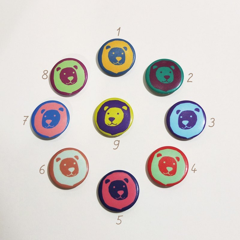 绿森林动物园之徽章系列-no.1-◆◇◆我们是狮子王◆◇◆ - 徽章/别针 - 纸 