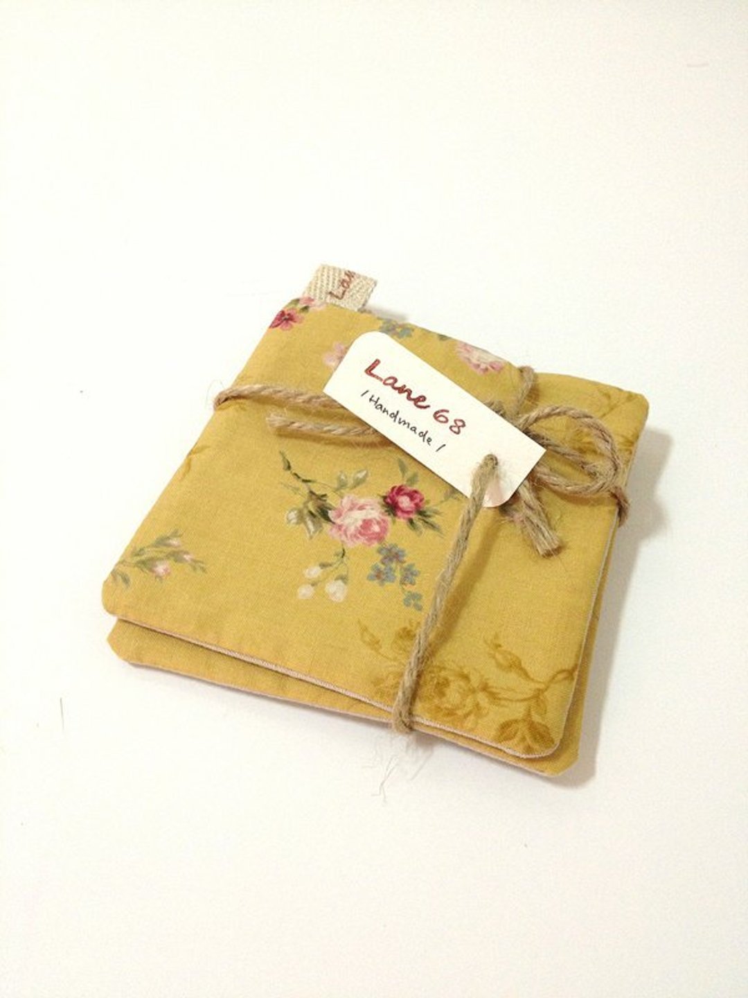::Lane68:: 日本小花花布手制杯垫 - 杯垫 - 其他材质 多色