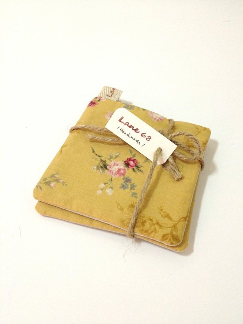::Lane68:: 日本小花花布手制杯垫 - 杯垫 - 其他材质 多色