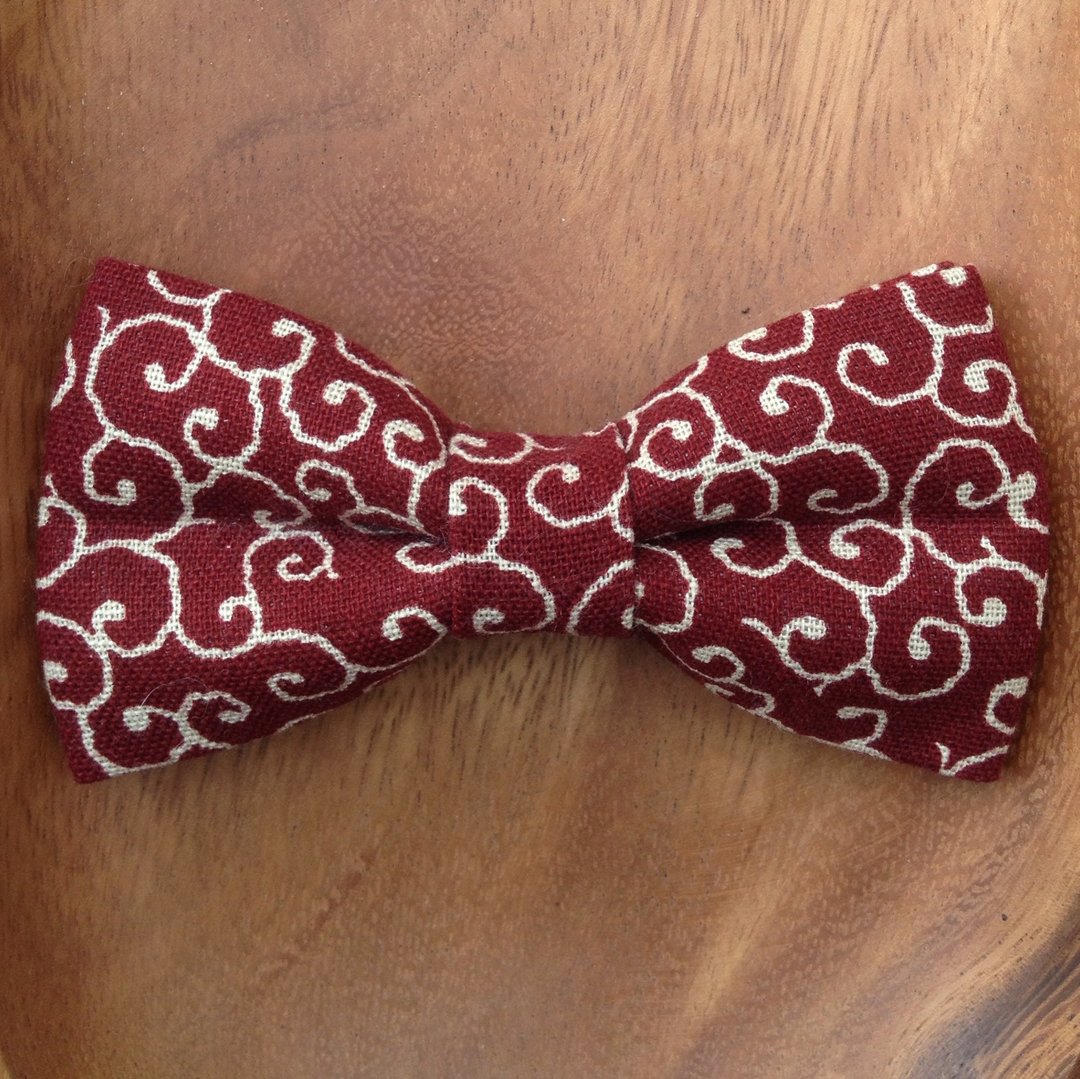 Mr.Tie 手工缝制领结 Hand Made Bow Tie 编号141 - 领带/领带夹 - 其他材质 红色