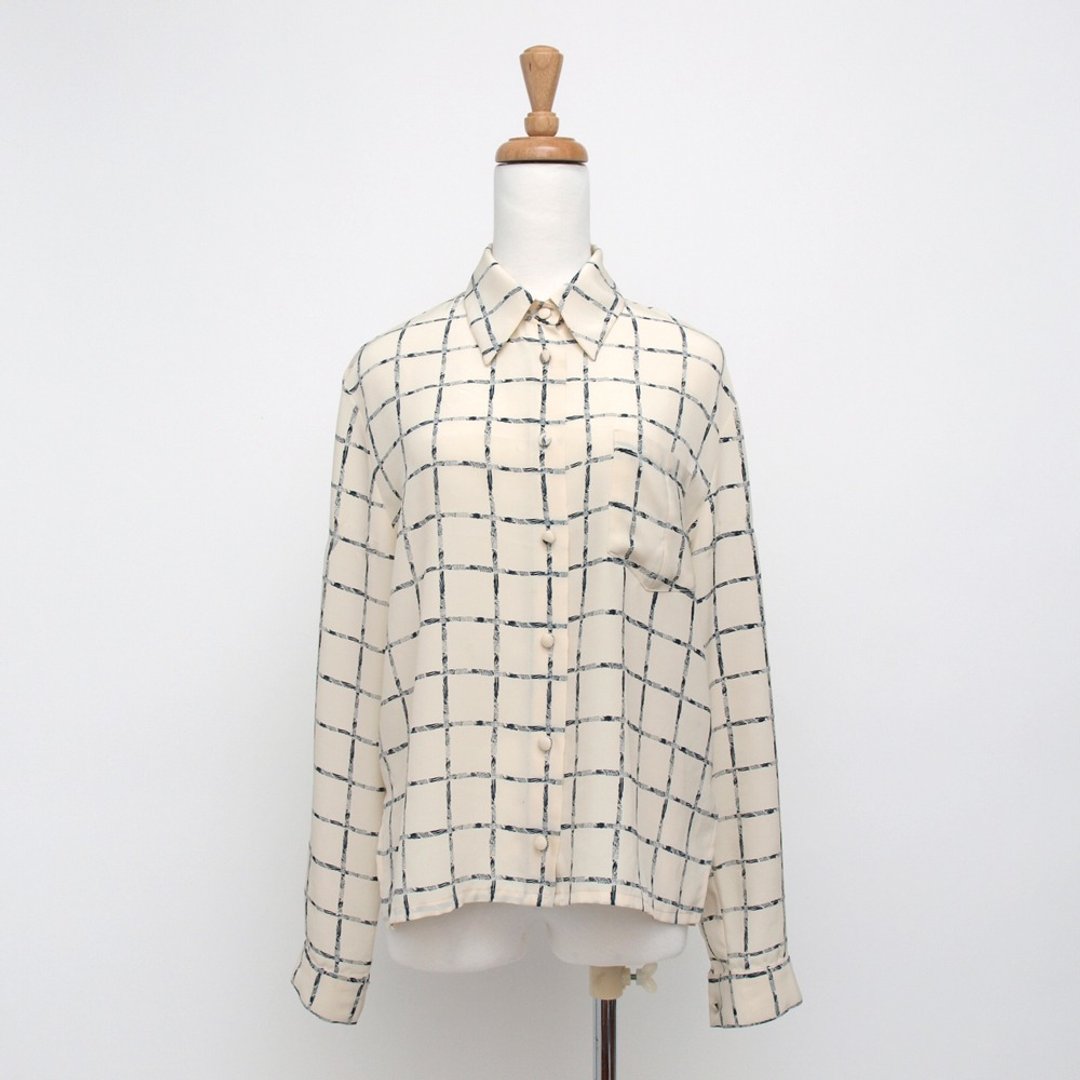 │moderato│日本和风格纹古着衬衫│vintage森林复古.英伦.文艺青年 - 女装衬衫 - 其他材质 白色