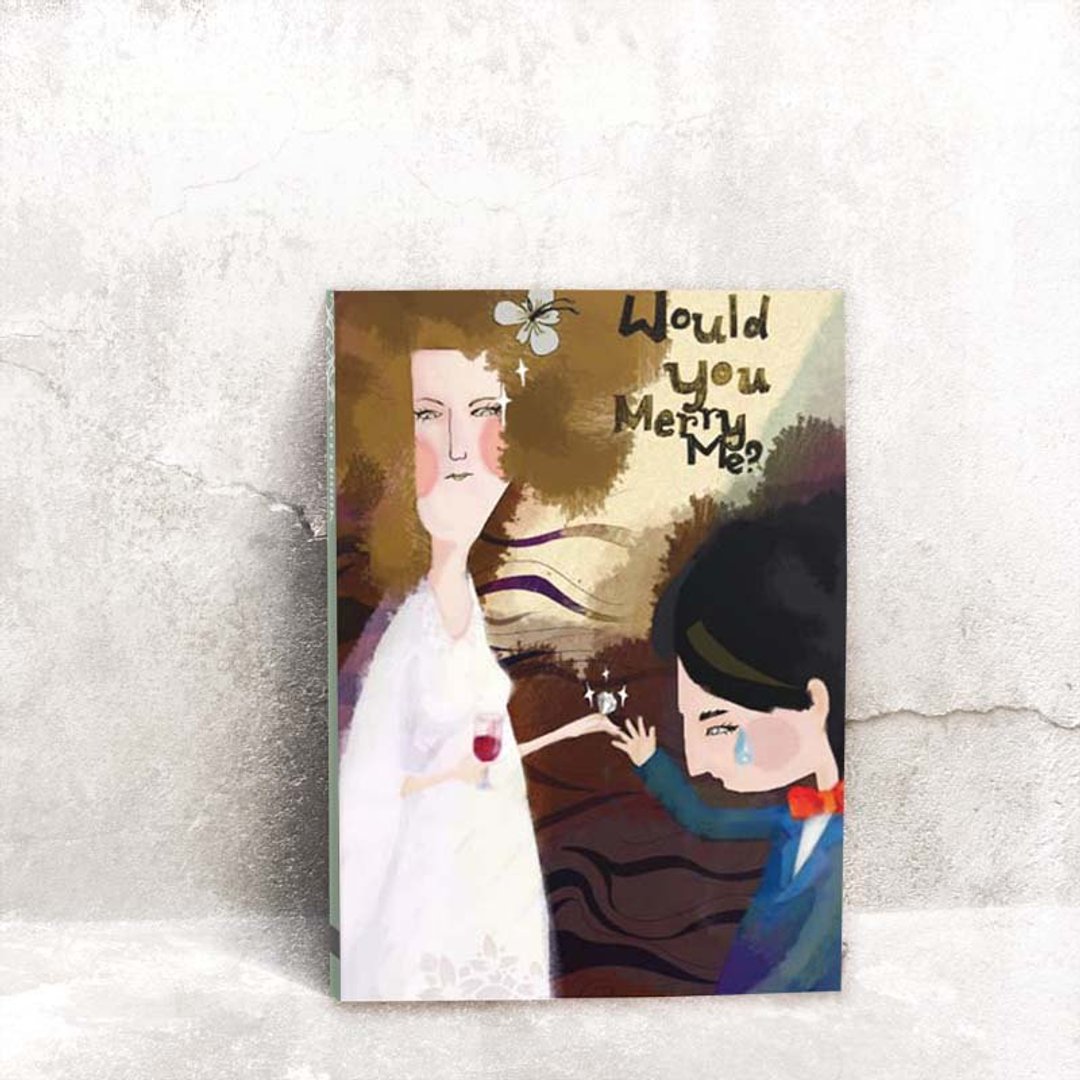 Would you merry me?-不撕不可(BOOK)* - 笔记本/手帐 - 纸 咖啡色