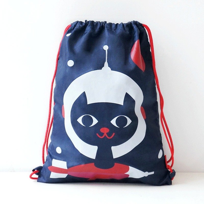 UPICK原品生活 原创印花mini运动束口袋抽绳双肩背包收纳袋 2款 - 束口袋双肩包 - 其他材质 